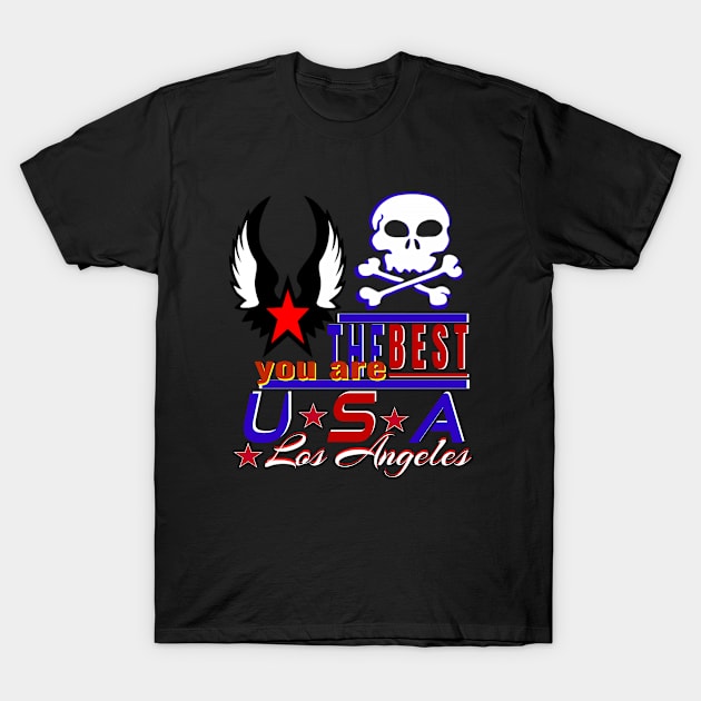 surfing festival in Los Angeles You Are The Best USA Design of sea pirates T-Shirt by Top-you